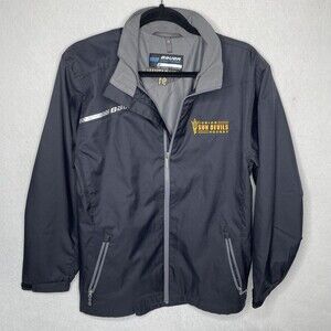 Bauer Junior Sun Devils Youths  Large Fleece Full Zip Pullover Team Hockey #91